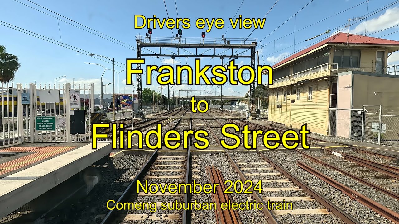 Drivers eye view, Frankston to Flinders Street, Nov 2024