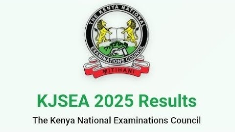 How to check  KJSEA RESULTS  2025 https://kjsea.knec.ac.ke/