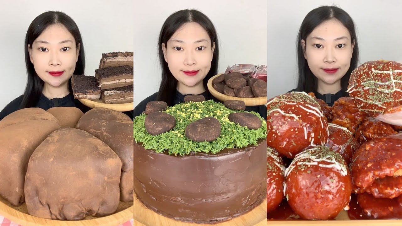 Mukbang Challenge Chocolate cake 🍰 Dessert 🍪 & 🍰🎂 cake  mochi tiramisu #asmr #dessert #cake #chess 