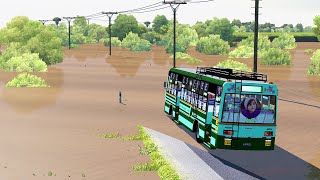 TNSTC Bus Driving on Flood Road | Tamil Nadu Bus