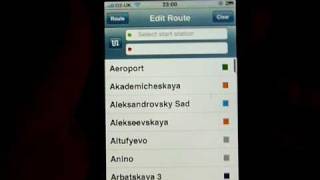 NEW iPhone App - BEST ROUTE - Moscow Metro screenshot 2