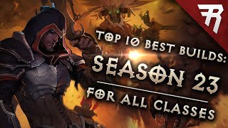 Top 10 Best Builds For Diablo 3 2 7 Season 23 All Classes Tier List Youtube<script async src=