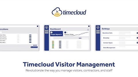 Timecloud Visitor Management