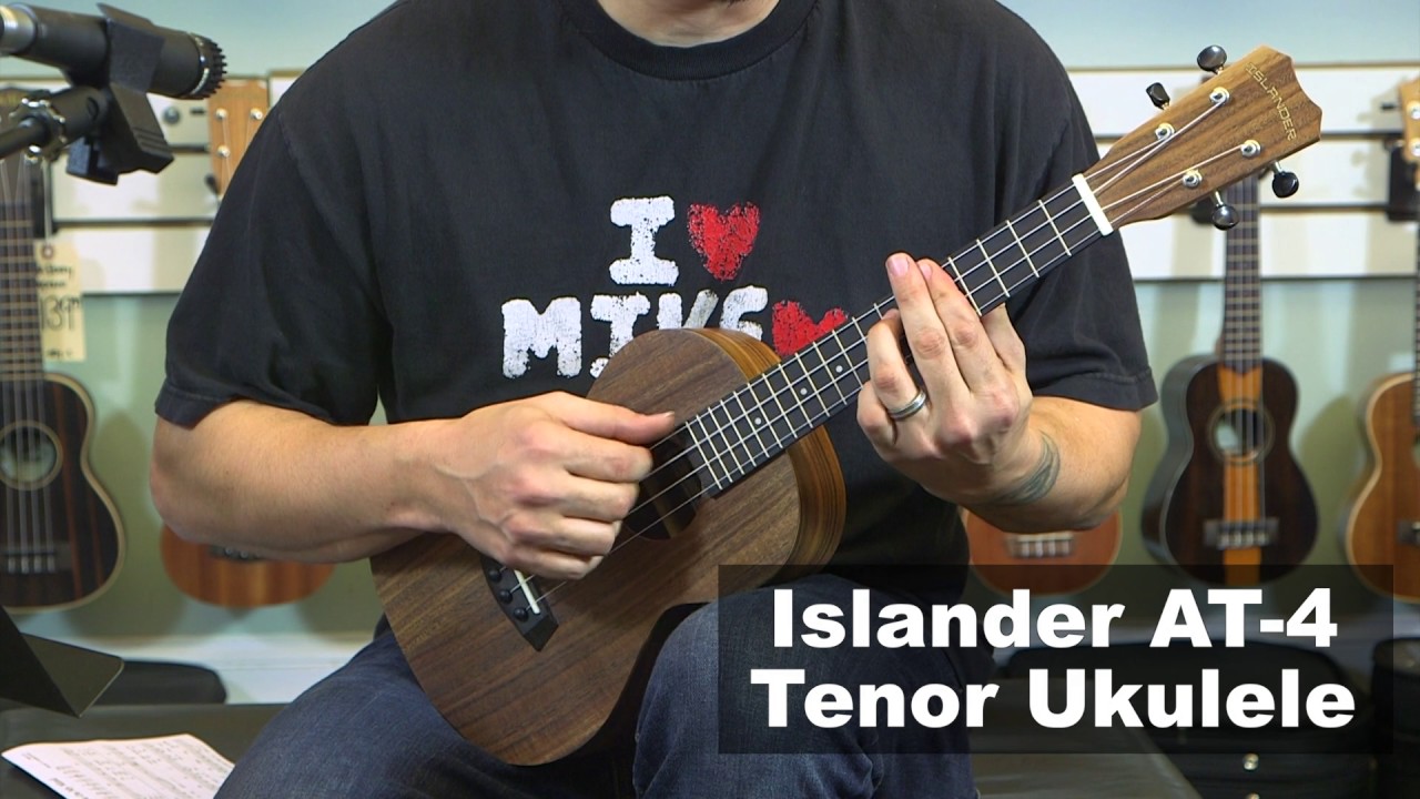 Islander AT4 Acacia Tenor Ukulele Demo "Wade in the Water" YouTube