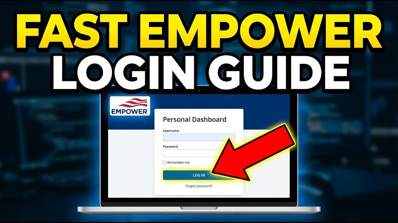 Empower Sign In How to login to Empower Personal Dashboard - Fast Access - YouTube