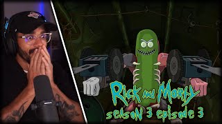 Rick and Morty: Season 3 Episode 3 Reaction! - Pickle Rick