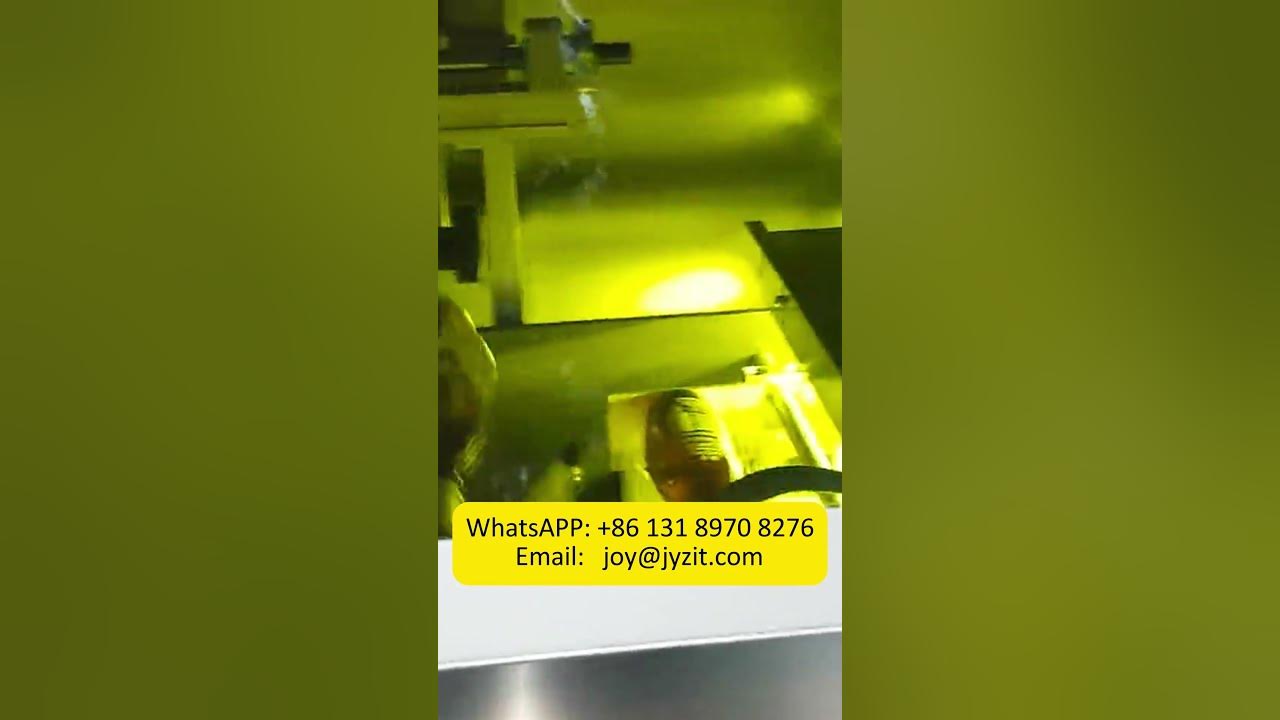 Check video to find how to print color on bottles 