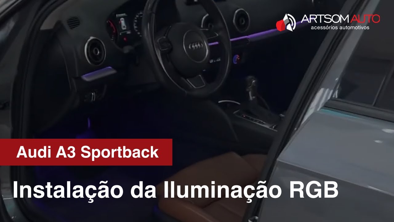 Audi A3 Sportback - Iluminação RGB - ArtsomAuto