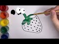 Bolalar Uchun qulupnay rasmini chizish | Draw a picture of a strawberry for kids