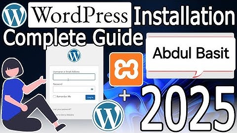 How to Install WordPress locally in your PC [ 2025 Update ] XAMPP Localhost on Windows 10/11