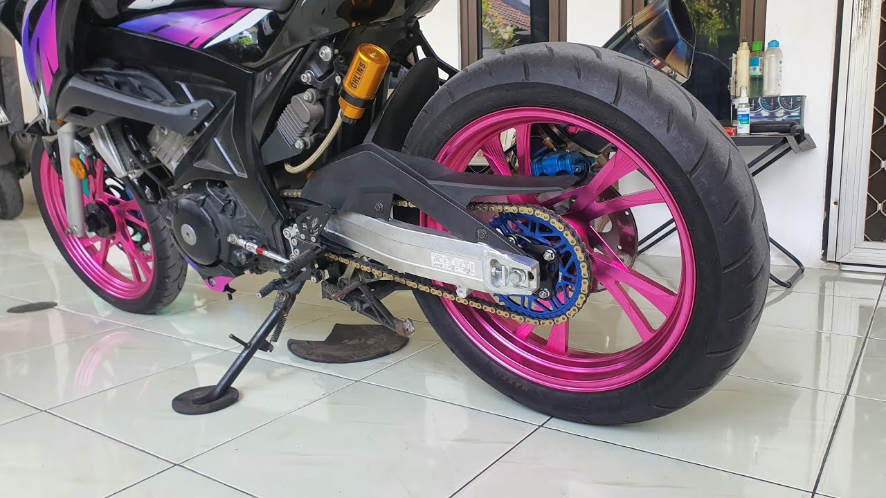 Pasang Swing Arm Vrossi GSX 150 (Tidak PnP)