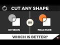 Division vs Fracture | Which is better to cut any shape with Inkscape? | Inkscape Short Tutorials