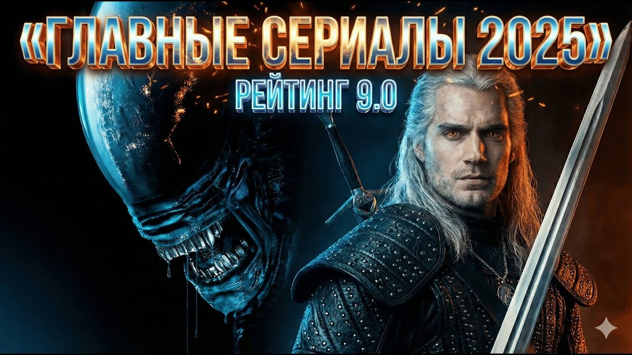 10 НОВЫХ СЕРИАЛОВ 2025 ГОДА, КОТОРЫЕ УЖЕ ВЫШЛИ — ИХ НЕЛЬЗЯ ПРОПУСТИТЬ (Ведьмак 4, Чужой) 