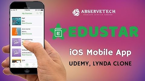 iOS Edustar Udemy Clone Script by Abservetech | Udemy Clone | Lynda Clone