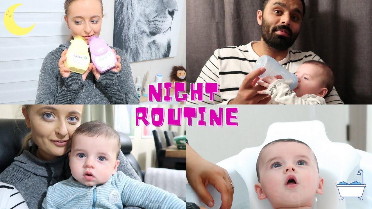 OUR NIGHT TIME ROUTINE WITH NOAH | Bed Time Routine With A BABY ...