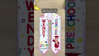 Special stole for daughter #personalized #gifts #graduation #giftforkid