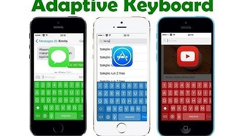 iOS 7 tweaks ADAPTIVE KEYBOARD