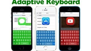 iOS 7 tweaks ADAPTIVE KEYBOARD screenshot 5
