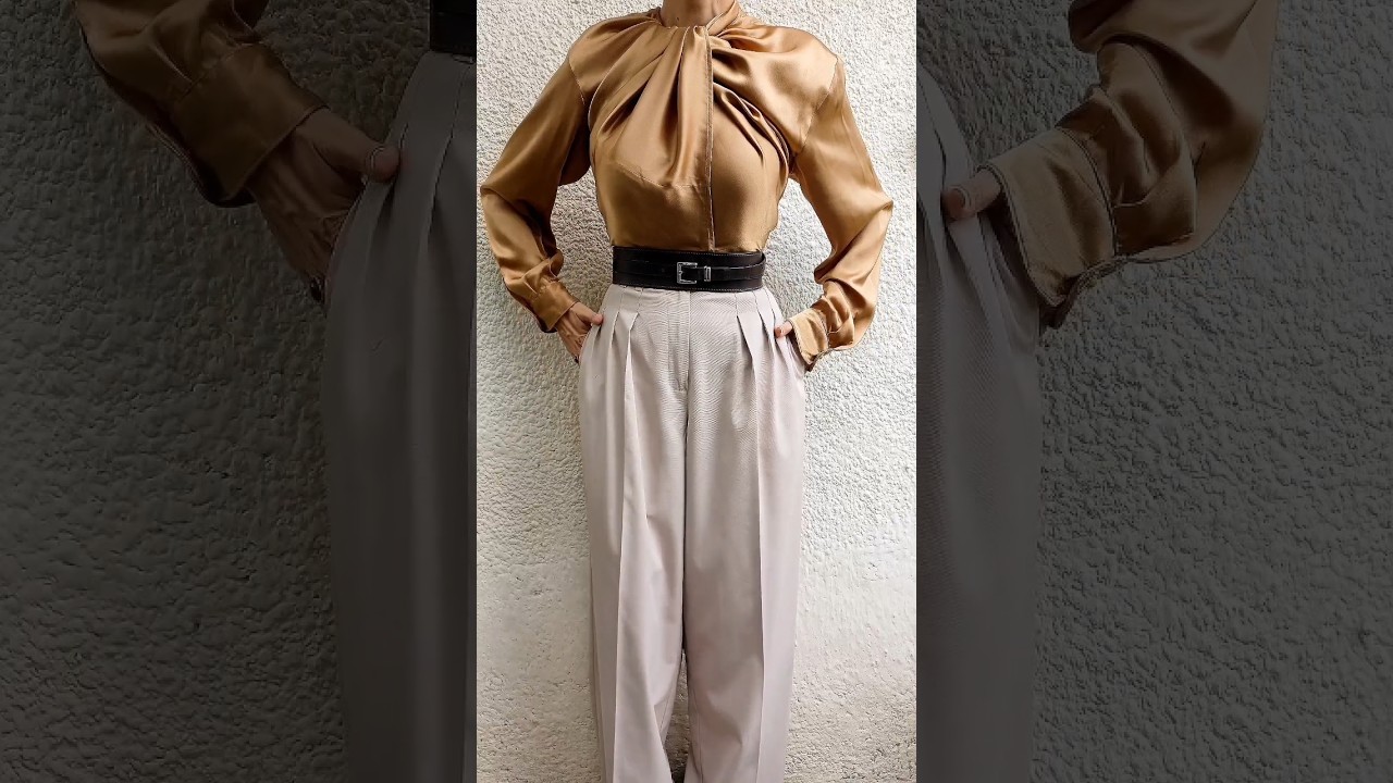 ✅️CUTE SILK SHIRT HACK. WOULD YOU LIKE TO TRY? 