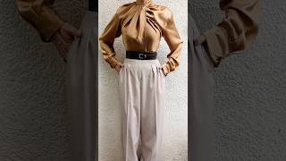 ✅️Cute Silk Shirt Hack. Would You Like To Try?