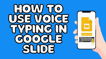 How To Use Voice Typing In Google Slide