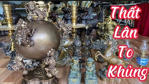 🔴🔴Đỉnh Thất Lân Vờn Cầu _ Lư Đào Nam Bộ _ Quan Công Chấn Ải . Ngày 7/3 #đồcổcầnthơ #cổvật