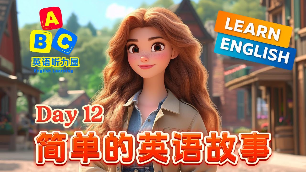 《老西部小镇的一天》🎧 轻松提升英语听力&口语 Shadowing 影子跟读练习（简单的英语故事 第12课） - YouTube