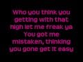 Raining Men - Rihanna ft. Nicki Minaj (Lyrics on Screen)