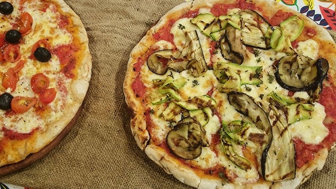 Pizza integral rápida de verduras