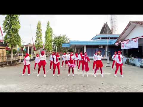 AYO GEMBIRA 17 AGUSTUS MERDEKA.Line Dance .Choreo : NENNY  MOKODONGAN ( ILDI ) .