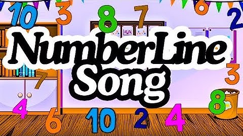 Counting Song For Kids | NumberLine Counting: Count Up and Down | 123 Song