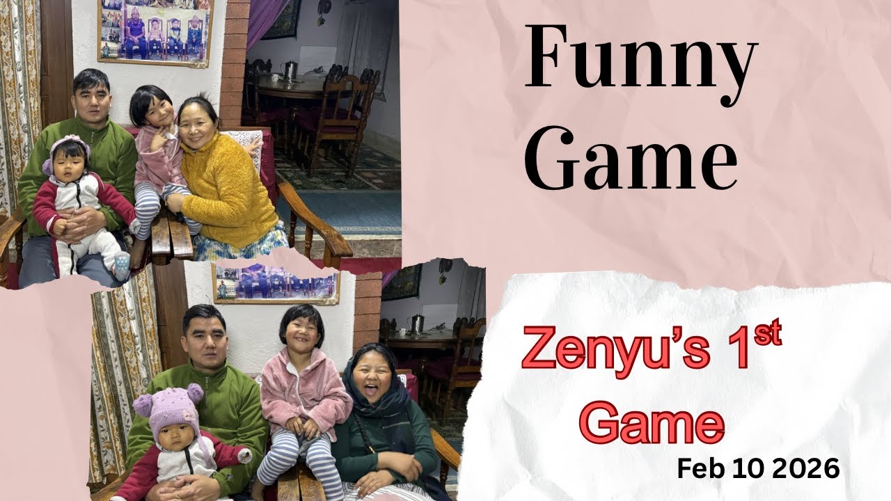 7 months zenyu’s 1st game🤸‍♀️🏅| kasto kheliyo ta👶🏻| family game vlog 26❤️