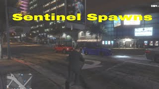 GTA V Online Spawn Car Saturday:  Sentinel Spawns