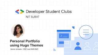 Personal Portfolio using Hugo Themes - Aemie Jariwala