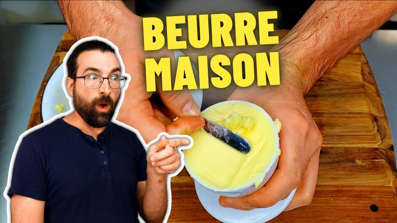 BEURRE MAISON : La Recette facile à tester au moins une fois dans sa Vie !