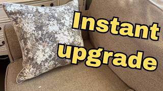 Vintage Chenille Floral Pillow Covers - Instant Upgrade! Vintage Chenille Floral Pillow Covers - Instant Upgrade!