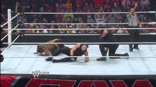 Roman Reigns SuperMan Punch To Cody Rhodes
