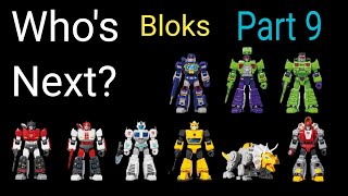 last one Bloks Transformers G1 Series Chapter 3 Model Kit Set of 9