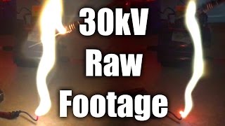 1400W ZVS Driven Flyback Transformer Arcs (30,000V)