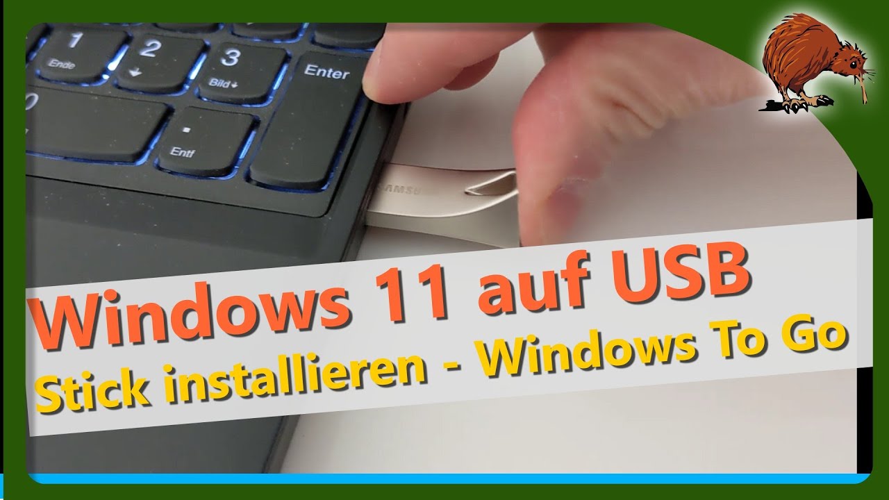 Windows 11 auf USB-Stick einrichten mit Windows To Go