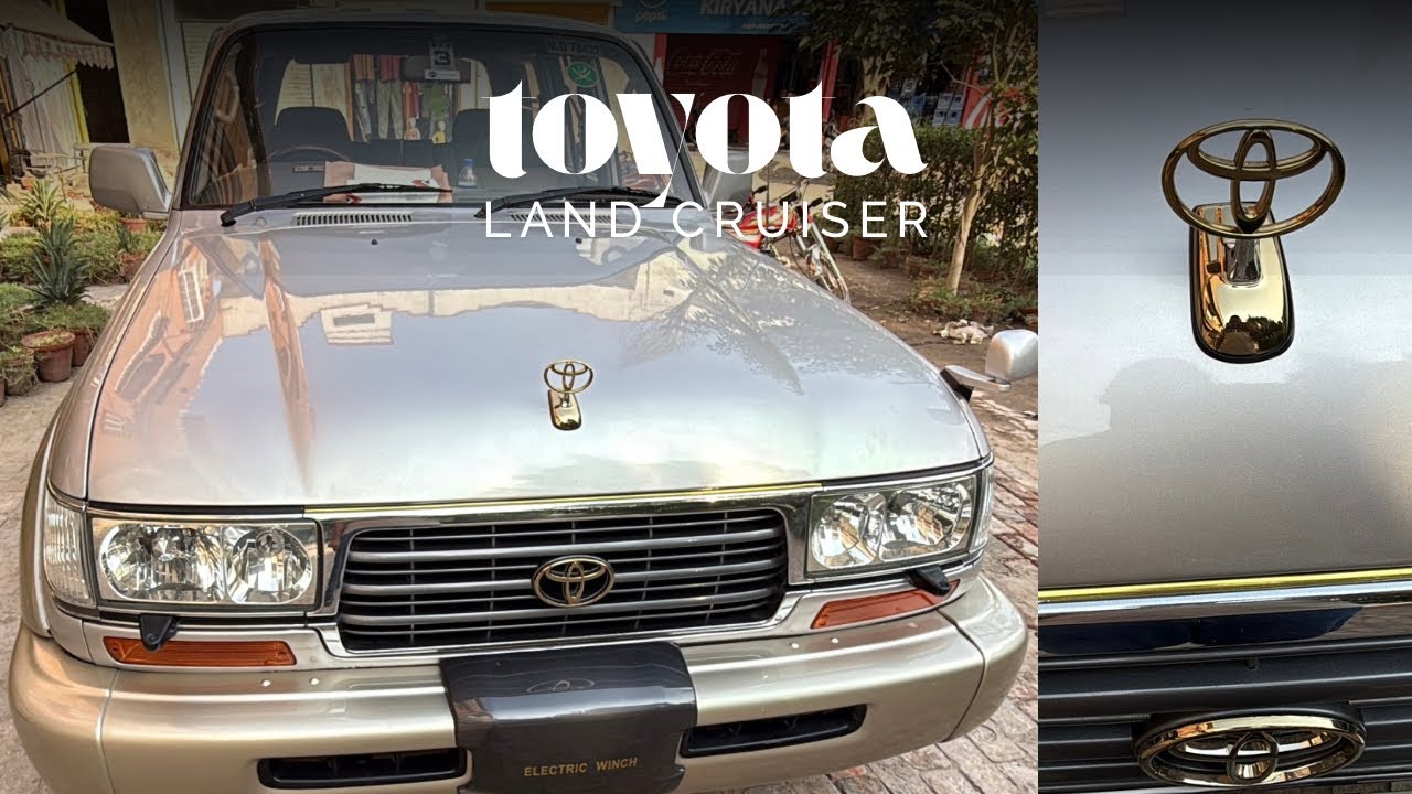 $200 Golden Hood Emblem for LandCruiser 80 Series - YouTube