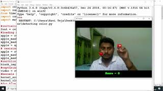 Snake game in Augmented Reality Using Python