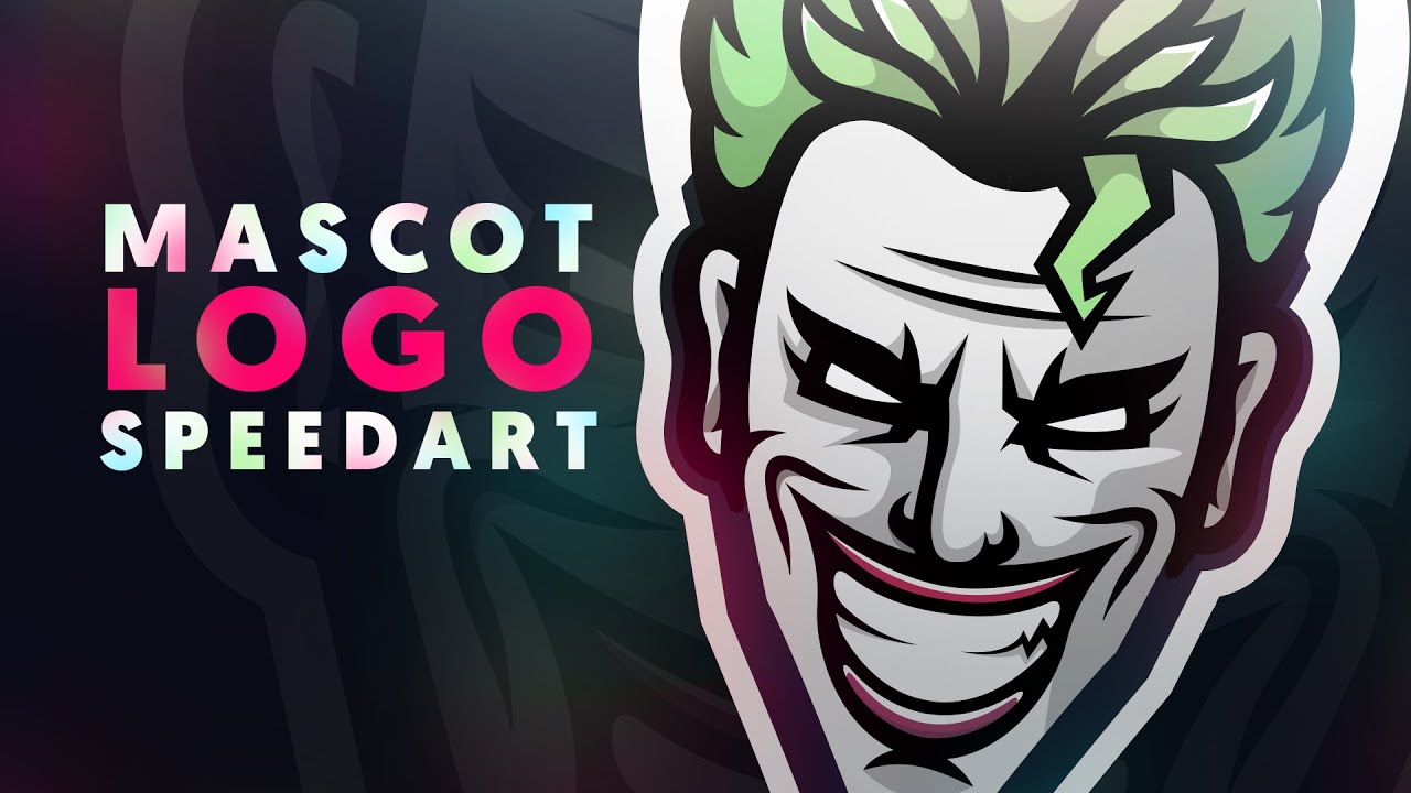 adobe illustrator mascot sports logo joker shard youtube
