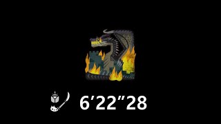 [MHW:I] 흑룡 밀라보레아스 조충곤 솔로 06&#39;22&quot;28 / Fatalis Insect Glaive TA (Heroics) all skip nova