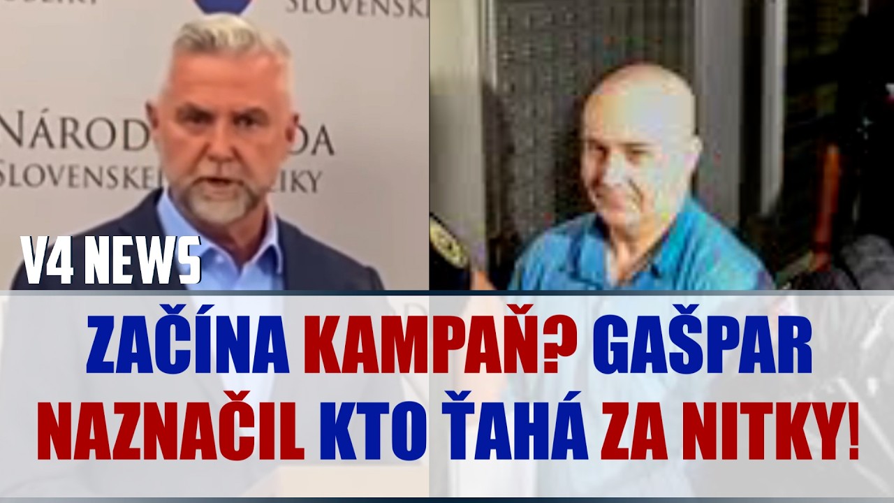 ŠOKUJÚCA TLAČOVKA! Gašpar naznačil, kto stojí za Andruškovými výpoveďami!
