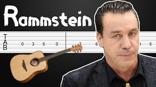 Meine Tränen - Rammstein  Guitar Tutorial, Guitar Tabs, Guitar Lesson