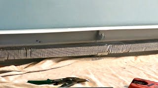 Removing Nailed Hot Water Baseboards