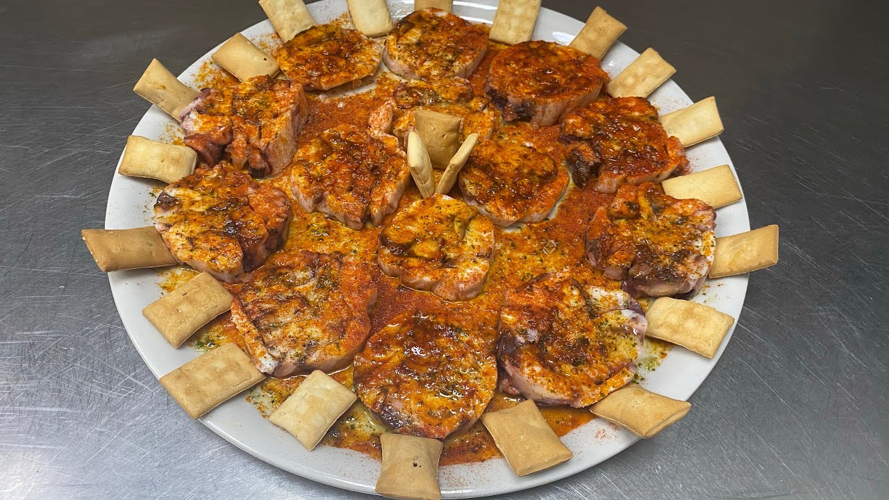 PULPO RELLENO DE GAMBAS