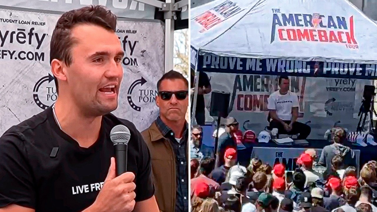 Charlie Kirk SHOT During Live Event at Utah Valley ...