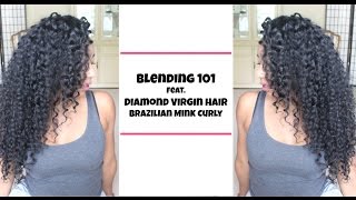  Blending 101 Diamond Virgin Hair Company Curly